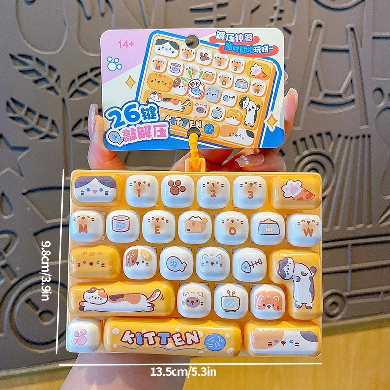 26Grid Keycap Clicker Anti-Str - Kawaii Tech Accessories recensie en prijs