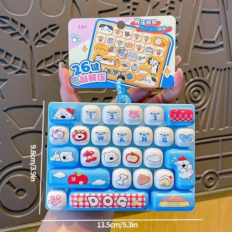 26Grid Keycap Clicker Anti-Str - Kawaii Tech Accessories recensie en prijs