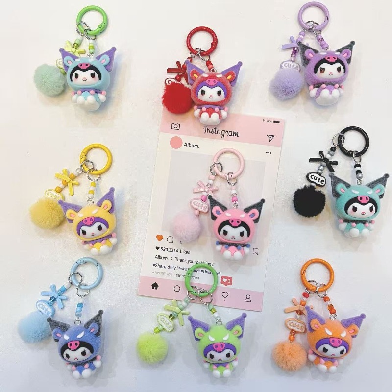 Mode Kuromi figuur hars sleute - Kawaii Tech Accessories recensie en prijs