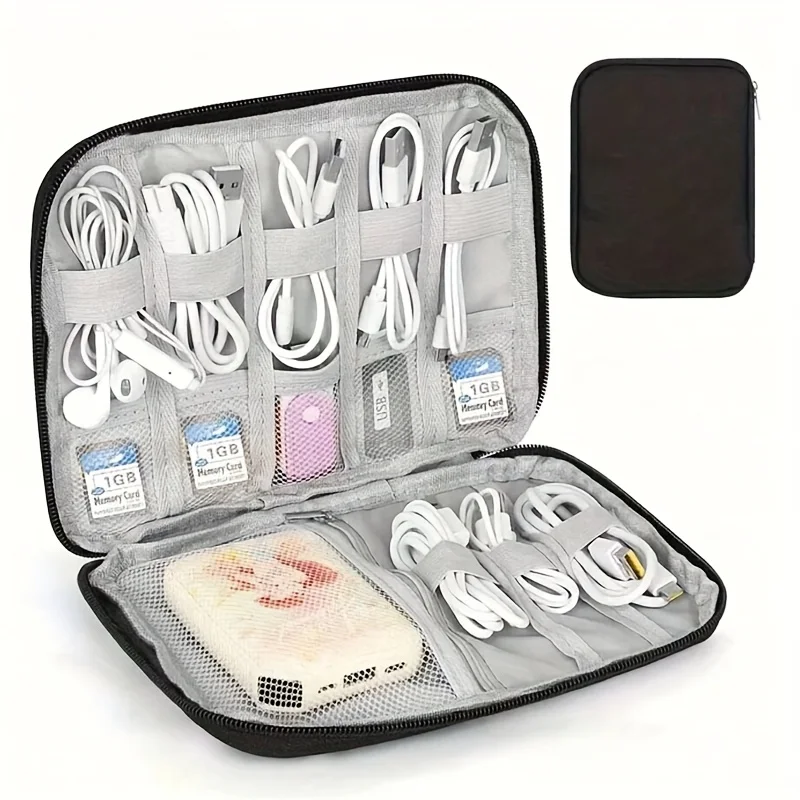 1-pack draagbare opbergtas voo - Tech Accessories Travel Organizer Pouch recensie en prijs