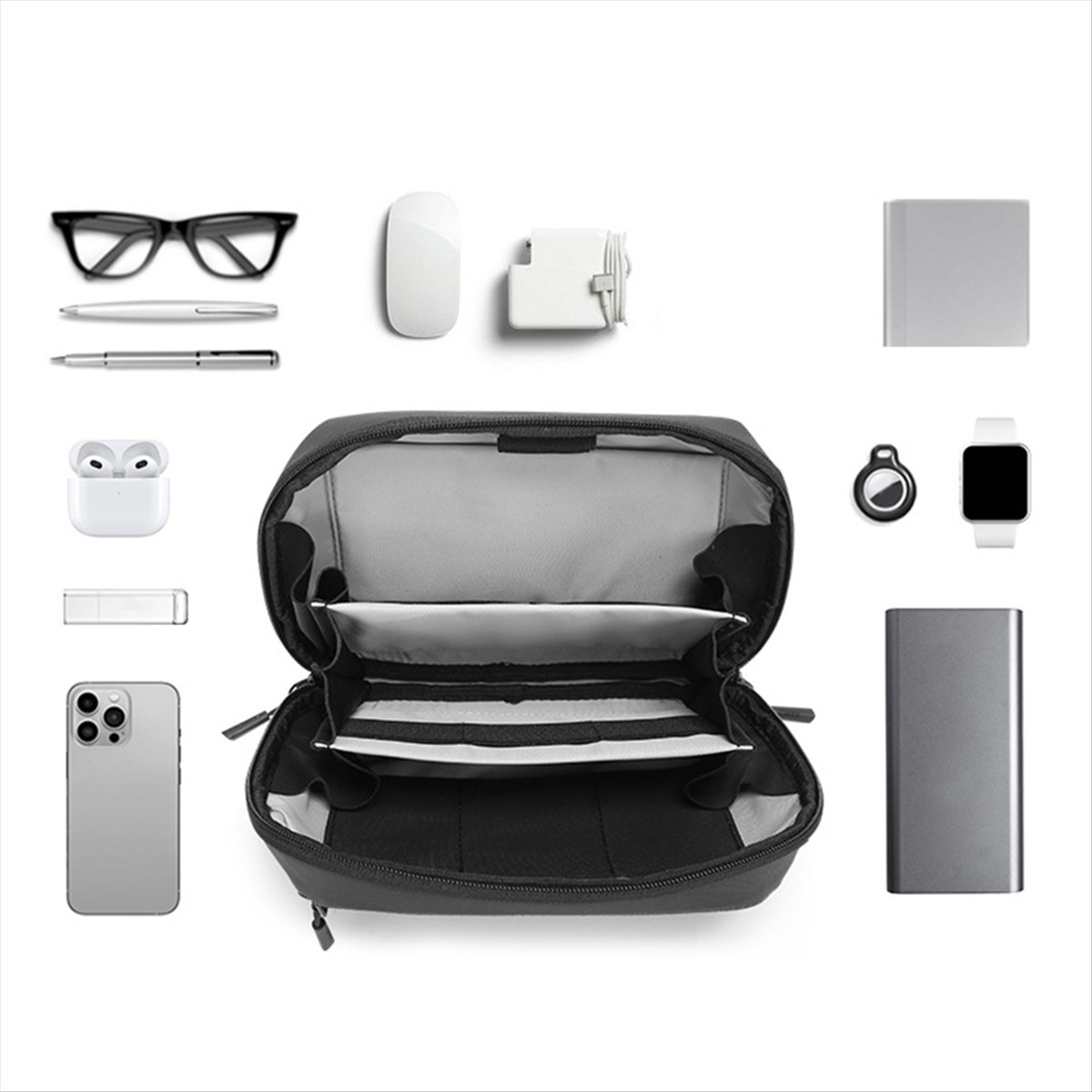 ☶ ❈ ＊ ♥ AC1578-Waterproof Tech - Tech Accessories Storage recensie en prijs